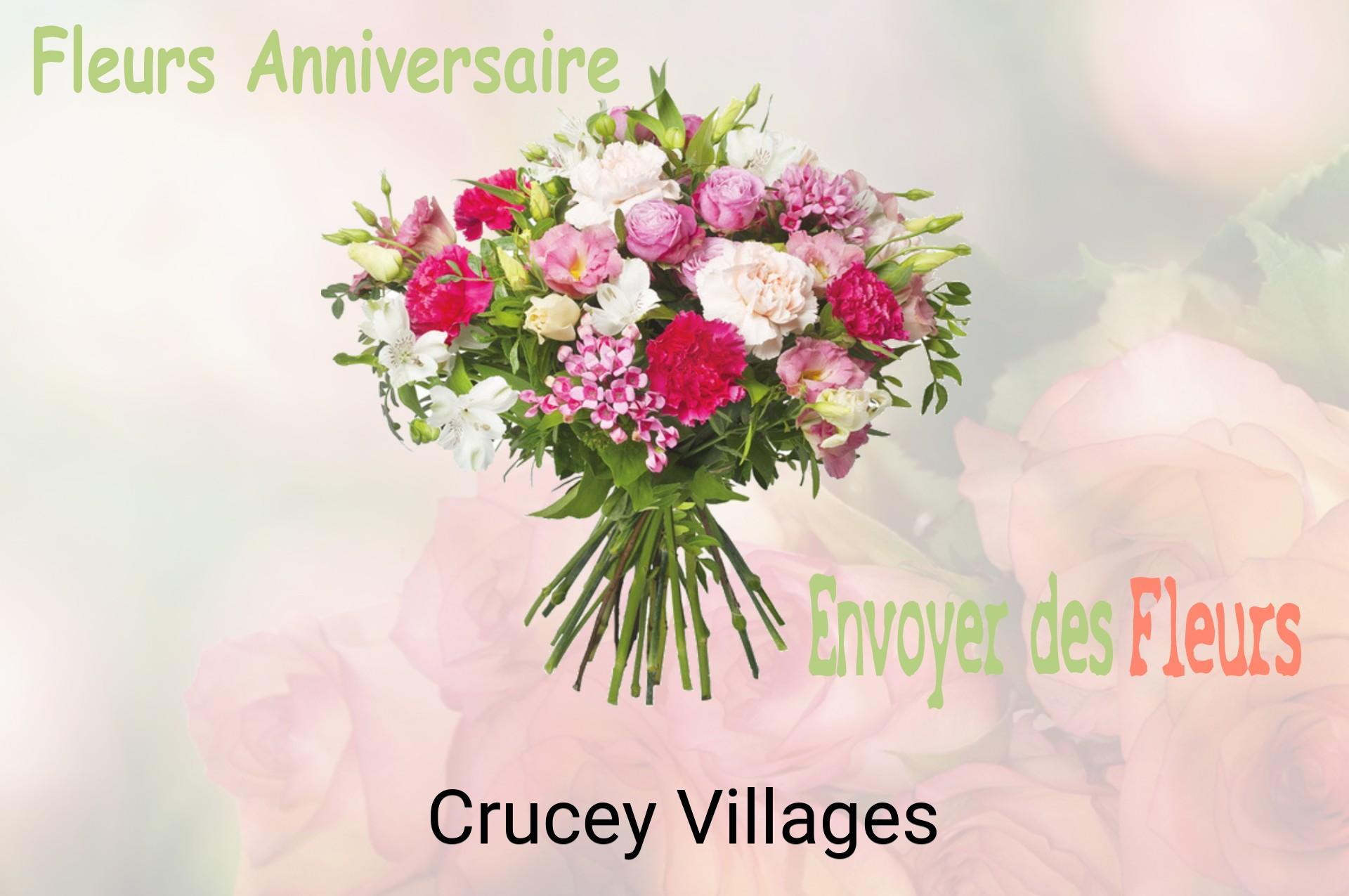 Bouquet de fleurs d’anniversaire livré à Crucey-Villages