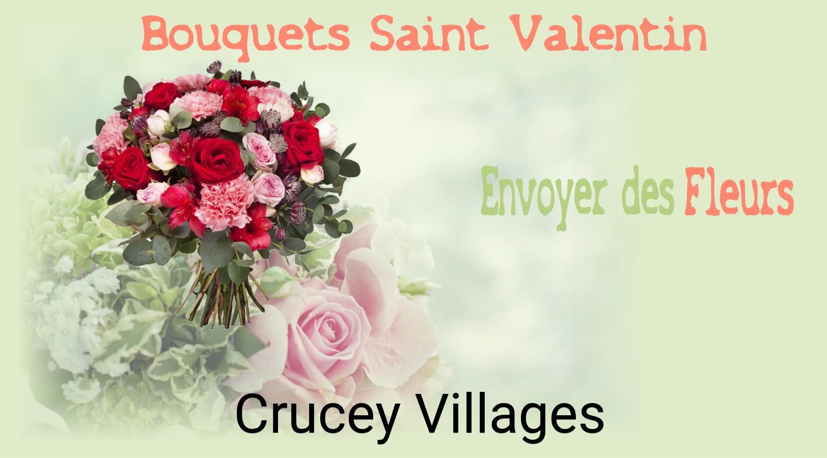 Roses de Saint-Valentin livrées à Crucey-Villages